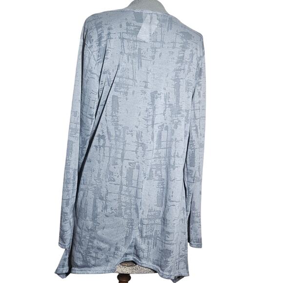 Gray Made in the US V Neck Tee Size 2X - Picture 2 of 4